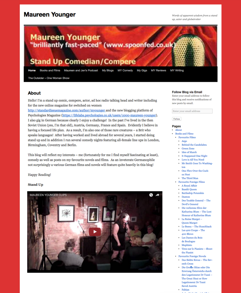 Image of original homepage
